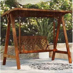 카페 감성 그네 펜션 바다 스윙 벤치 원목 의자