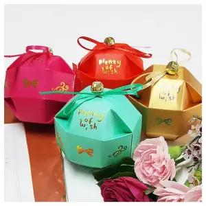 미술교구- 행운이 가득한 복주머니 상자 색상랜덤 5인 패키지