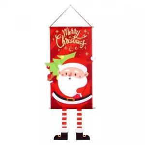 [하프클럽/셀러허브]레드산타 장식 크리스마스 가랜드 벽걸이 크리스마스