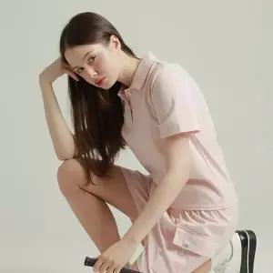 [하프클럽/]뒷면자수 쿨링 반팔 카라티