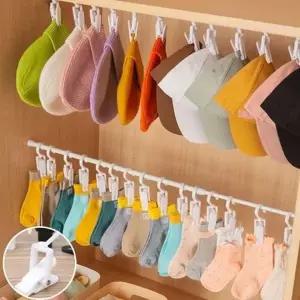( )다용도 미니 모자 집게 걸이 양말 빨래 집게형 빨래집게 수납 걸이집게 옷걸이 정리_24630051