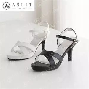 [애슬릿] 가보시 엑스 스트랩 샌들 여성 하이 힐 8.5cm