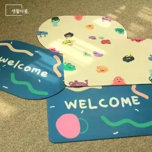 생활더봄 인테리어 빨아쓰는 논슬립 규조토 귀여운 캐릭터 발매트_24630683