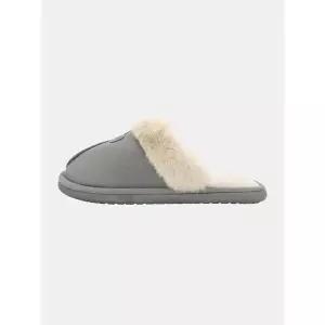 [하프클럽/] 여자 겨울 방한 털 스웨이드 뮬 경량 슈즈 SQS446