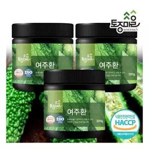 [토종마을]HACCP인증 국산 여주환 300g X 3통