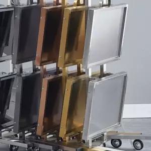 미용실스텐카트 아크릴 트롤리 스텐 카트 업소용 미용실