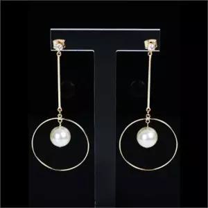 [쥬아나윤] 퓨어 스와로브스키 진주 귀걸이