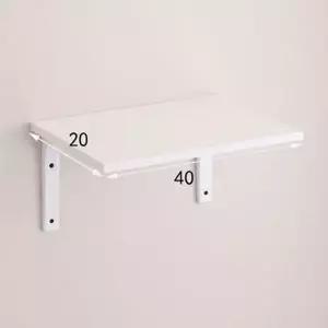 [하프클럽/셀러허브]원목 나무 벽선반 40x20cm