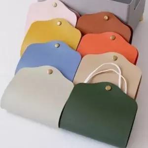 휴대용 양면 가죽 마스크 보관함 마스크커버_24656964