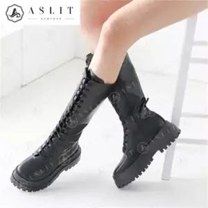 [애슬릿] 여성 오버솔 통굽 데일리 워커 롱 부츠