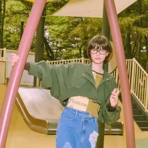 언발란스 크롭 점퍼_T249MJK903W