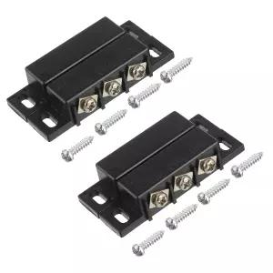 문 알람 창문 안전 DC 5V 12V 24V 라이트 GPS 기타 장비 리드 스위치(블랙 2개들이 팩)를 위한 EPLZON