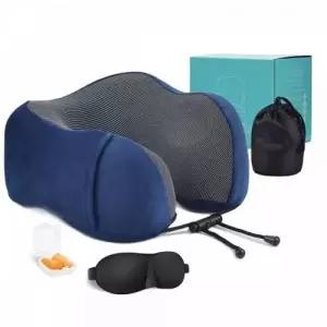 ( )휴대용 여행용 목 쿠션 세트 기내용 여행용 목베게 세트 메모리_24657545