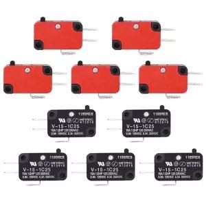 전자레인지 도어 아케이드 V-15-1C25용 RuoFeng 10Pcs 125V/250V 15A 체리 마이크로 리미트 스위치 SPDT