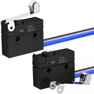 레버 방수 IP67 밀폐 롤러 제한 스위치가 있는 조인프월드 마이크로 스위치 SPDT 3핀 프리와이어드 마이크