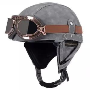 복고풍 헬멧 벙거지 모자 고글 독일군 하이바 반모 개성있는 할리