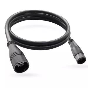 HUDAMZKY 전기 자전거 허브 모터 연장 케이블 및 에쿠터용 9핀 방수 여성에서 남성까지 60cm 130cm 160cm