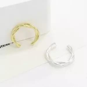 [애슬릿] 925 실버 밧줄 트위스트 이어커프 귀찌