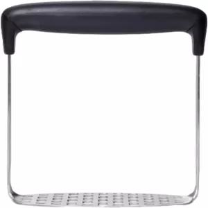 OXO 굿 그립 스테인리스 스틸 매끄러운 감자 매셔 블랙/실버