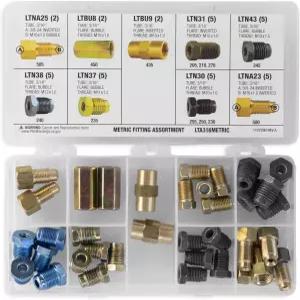 4라이프타임라인 - 3/16인치 미터법 피팅 키트 튜브 너트 유니온 어댑터 인기 있는 SKU 9개 36피스 25개