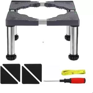 미니 냉장고 스탠드 11.4-12.6인치 높이 4-강력 다리 세탁 베이스 다기능 조절식 트레이 진동 방지 세탁기