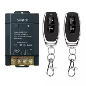 COLOROCK 433Mhz 무선 리모컨 스위치 AC 110V 120V 240V 220V 30A 리시버 경수 펌프 가정용 기기 농장 관개