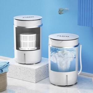 미니 세탁기 수건 세탁 행주 5KG 속옷 통돌이 기숙사 강력세탁 소형 화이트 양말 1인용 휴대용 원룸