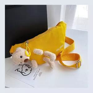 MKT 보호본능 자극 여성 데일리 테디베어 웨이스트백 튼튼한슬링백 허리백 허리색 미니백 스마트스링백