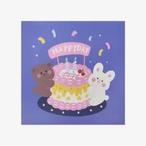 생일 축하 팝업 카드 세트 해피데이