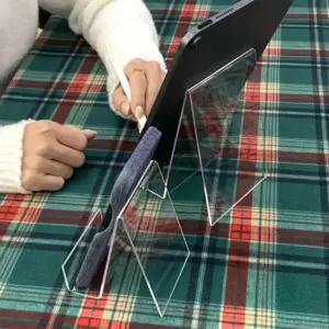 투명 아크릴 진열 전시 거치대 중형 책전 시대 엽서 진열대 전시대