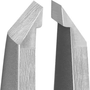 여성용 얼굴 털용 NILIYA 눈썹 핀셋 정밀 스테인리스 스틸 경사 머리카락과 블랙헤드 제거용 샤프 플럭커