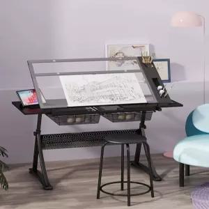 제도 테이블 건축가 미술 스탠드 드로잉 작업 책상 설계 도안 서예 승강 스케치