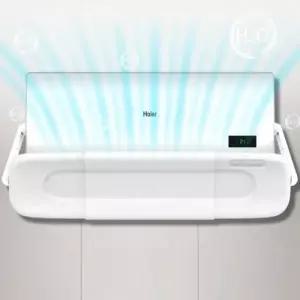 ( )아기방 벽걸이 에어컨 바람막이 디플렉터 에어컨 바람막이 냉난방기 찬바람 조절판