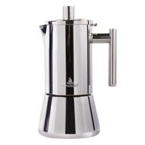 라오이온 스토브탑 에스프레소 메이커, 카페테리아 쿠바나용 및 카페 이탈리안 모카 선물 6컵 포트, 여행용 스테인리스 그레카 인덕션 가정 스틸 호환, 드 10온스 쿠바 커피