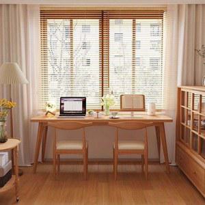 2인용컴퓨터책상1800 원목 게이밍 테이블 거실 긴책상 좌탁