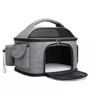 강아지 고양이 돔형 외출 이동가방 이동장 기내 케이지
