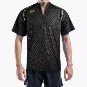 제트 반팔 바람막이 티셔츠 블랙 1P 반집업 스포츠 반팔바람막이 바람막이티셔츠 반팔