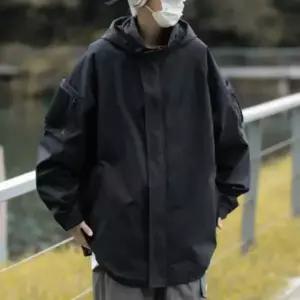 바람막이 남성 자켓 오버핏 바람막이 봄가을 스트링 스포티 1P 스트링 오버핏바람막이