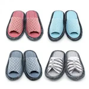 초미세사 세탁 가능한 실내 청소 슬리퍼 거실용 발걸레 실내화