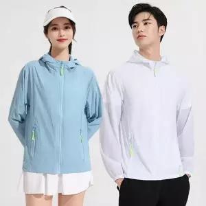 여자 여름 얇은 바람막이점퍼 바스락 후드 윈드점퍼 바스락바람막이 썸머점퍼 후드 자외선차단점퍼 크롭점