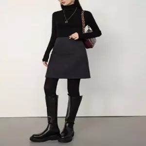 여성용 스커트 가을 동계 모직 데일룩 정장 날씬해 보이고 편안한 A라인 힘찬 DAOL4