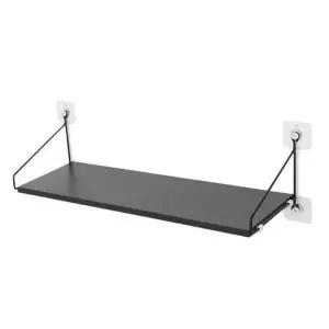 [하프클럽/셀러허브]셋탑박스 거치대 공유기 와이파이 벽 선반 블랙 60cm