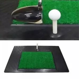 ( )휴대용 골프 연습 매트 드라이버 골프 스윙 매트 실내 연습장
