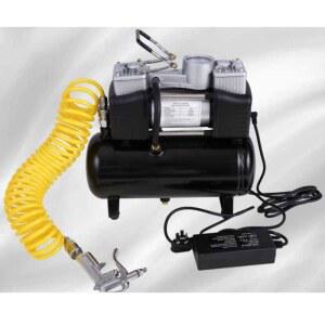 휴대용 콤프레샤 차량용 에어펌프 단일 충전 금속 펌프