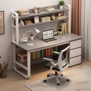 대학생 책상 등학생 원룸 데스크 철제 책장 공부 모란디 넓은