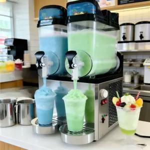 슬러시 기계 식혜 빙수 머신 메이커 음료수 행사 주스 자동 스무디 디스펜서 조식