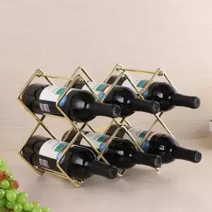 [하프클럽/셀러허브]메탈 골드 8구 럭셔리 와인트레이 와인랙 프레임