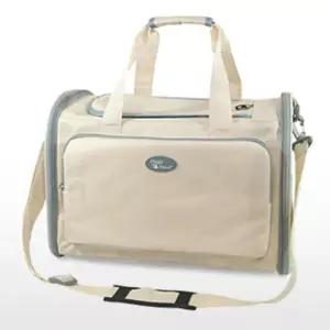 강아지슬립백 이동가방 베이지 반려견접이식이동가방 강아지가방 1P