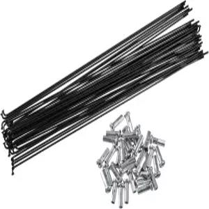 아크로픽스 36피스 자전거 스틸 스포크 14G 바이크 대부분의 자동차 부품에 니플 포함 290mm 길이로 제공