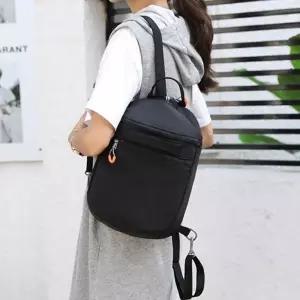 (색상 블랙)여성 데일리 가벼운 예쁜 여행 슬링 백 팩 블랙 여성백팩 여행용백팩 직장인백팩 미니백팩